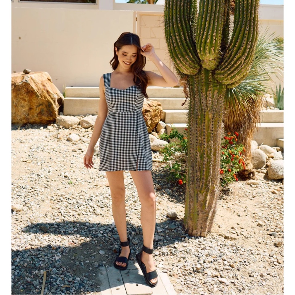 Cute white and black park and fifth dress